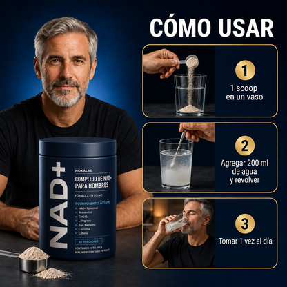 NoxaLab® Complejo de NAD+ 7 en 1 en Polvo