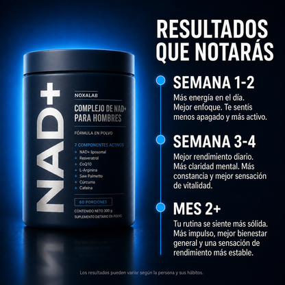 NoxaLab® Complejo de NAD+ 7 en 1 en Polvo